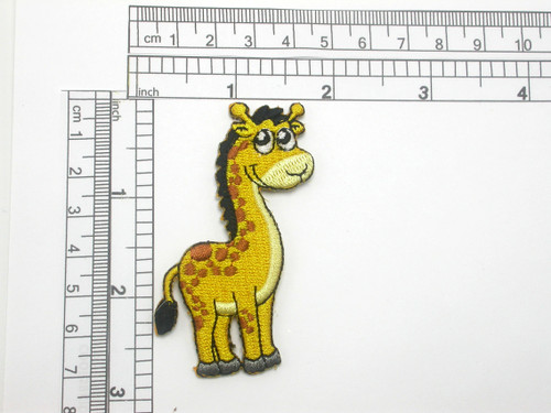 Cartoon Giraffe Patch Embroidered iron On Applique