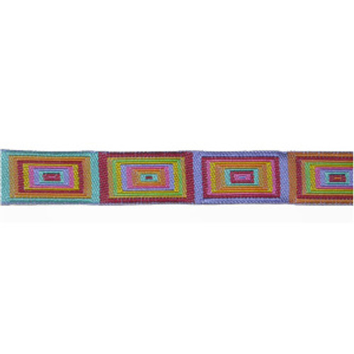 Jacquard Ribbon 5/8" Multicolor Squares - 5 yds