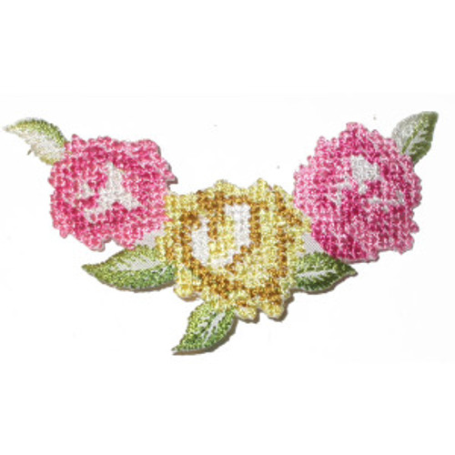 Floral Spray Cross Stitch Style