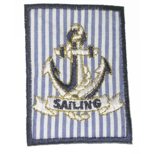 Nautical Stripes Patch Sailing