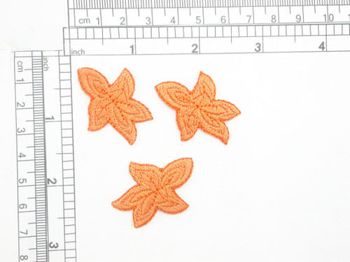 Star Fish Coral Iron On Patch Applique 3 Pack
Fully Embroidered
Measures 1 3/8" across x 1" high
