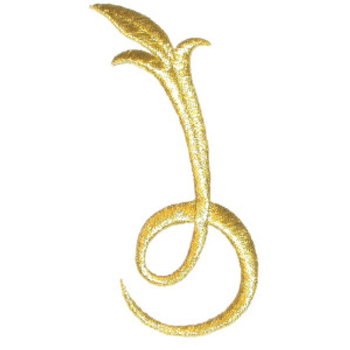 Metallic Gold Horn Swirl