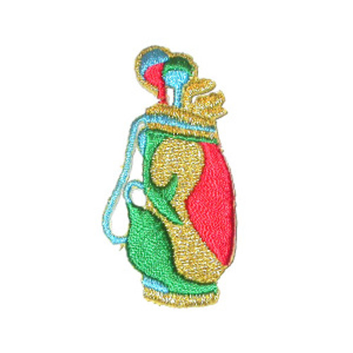 Golf Bag Red/Yellow/Green