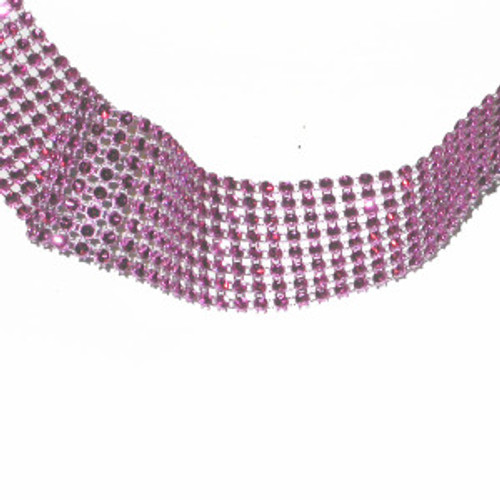 Jewel Effect Trim 1 1/2" Fucshia By The Yard