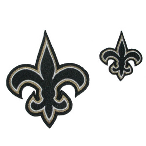 Fleur De Lys New Orleans Iron On Patch  - Large 3 7/8"