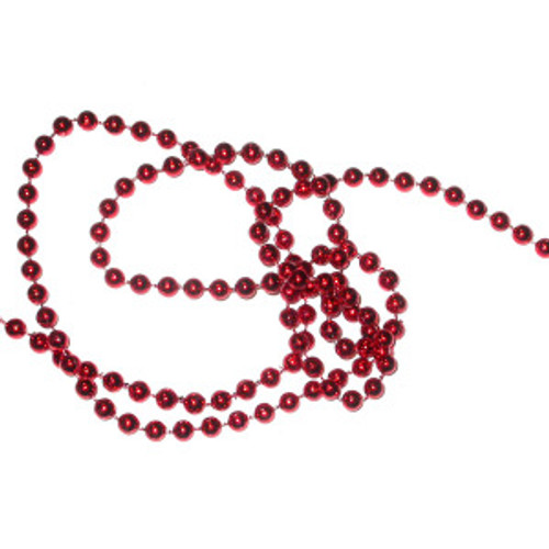 Fused Beads 5mm Red 12 Yards