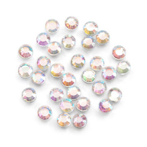 Glass Rhinestones 5mm Hot Fix Color Crystal AB 400 pieces