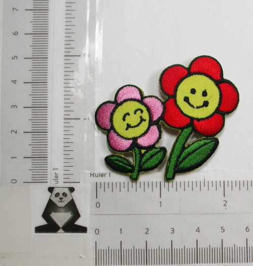 Smiley Daisy Red & Pink