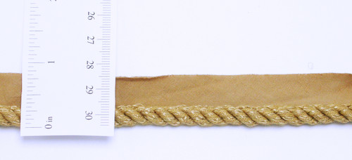 Cordedge 5/16" Cord on 1/2" lip  Old Gold Oatmeal Color 5 Yards