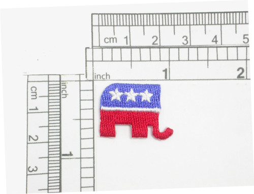 Republican Party Elephant Iron On Patch Applique