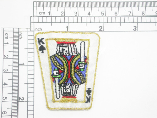 King Of Spades Patch Embroidered Iron On Applique