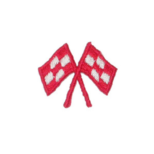 Red Crossed Racing Flags