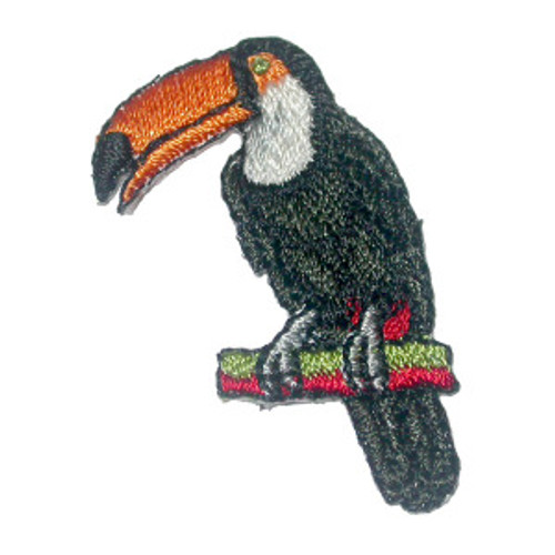 Toucan Iron On Patch Applique

Fully Embroidered 

Measures 1" across x 1 5/8" high approx