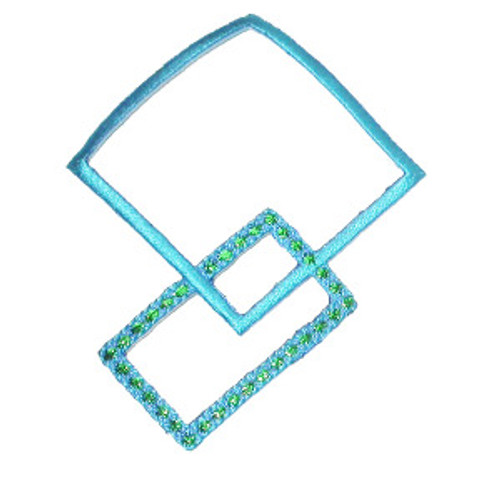 Decorative Squares Turquoise