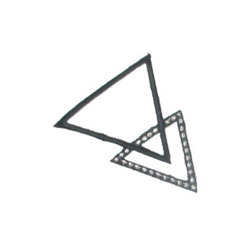 Decorative Triangle Black