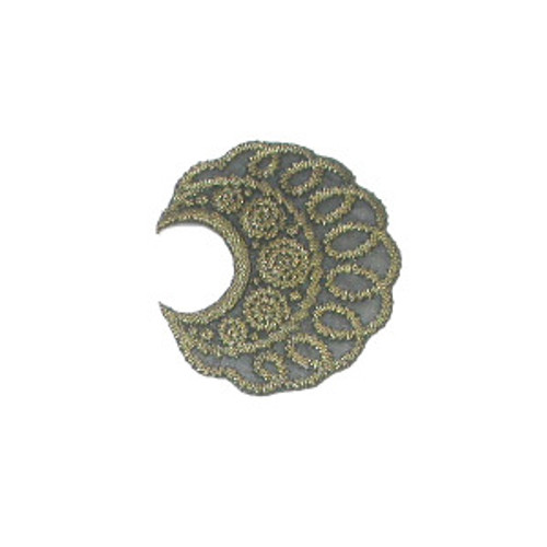 Metallic Decorative Crescent