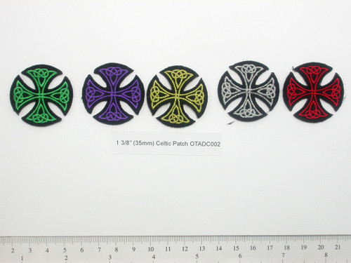 Celtic Symbol Patch Embroidered Iron On Patch Applique