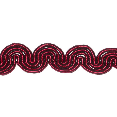 Scroll Braid 5/8"  6 Yards Wine