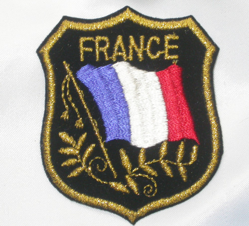 FRANCE Flag Crest