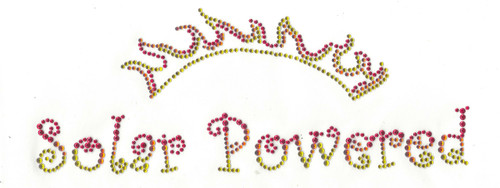 Rhinestud Applique - "Solar Powered"