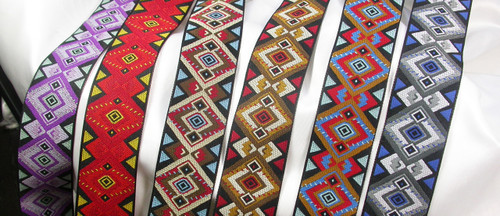 Jacquard Ribbon 1 1/4" (33mm) Southwest Haze *Colors* Prices Per Yard