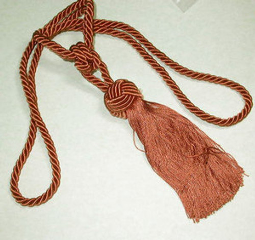 Cinnamon Fancy Curtain Tie Back Tassel