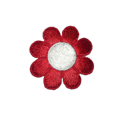 Large Daisy Red/White