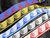 Jacquard Ribbon 1" Wave Reversible Style *Colors* Priced Per yard.