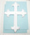 Latin Cross  12" x 8 7/8"Patch Iron On Applique - (305mm x 225.4mm)