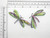 Dragonfly Applique Iron On Embroidered Patch

Measures 5" high x 4" wide approx as pictured