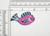 Iron On Patch Applique Fish Tropical Marine Pink & Blue

Fully Embroidered
Measures 1 7/8" across x 1 1/8" high