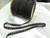 Braid 5/8" 16mm Fancy Rayon Black Per Yard