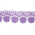 Venise Lace 1 3/4" Purple Floral