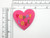 Puppy Love Heart Patch Iron On Embroidered Applique