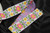 Jacquard Ribbon 2"  Floral on White Priced Per Yard