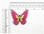 Butterfly Patch Burgundy Layered Large Iron On Embroidered Applique