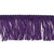 Chainette Fringe 2" Acetate Purple Per Yard