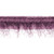 Fur Braid Fringe 3 1/2" Purple Wrights 6 Yards