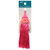 Tassel 4 3/4" Rouched Neck Hot PInk