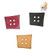 Button 1 3/4" Abstract Square 4 Hole *Colors* Per Piece