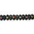 Braid 1" Black Rhinestone Fancy Per Yard