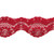 Scalloped Lace 1 1/2" Red 10 Yards