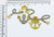 Nautical Creole Anchors on Rope
100%  Embroidered Measures 5 3/4" across x 3 1/2" high