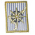 Nautical Stripes Patch Compass Star