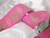 Jacquard Ribbon 3" 76mm Hot Pink Metallic Foliage Per Yard
Hot Pink with Green & Metallic Gold 