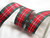 Plaid Tartan Ribbon 1 1/2" Red Green 5 Yards