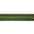 Jacquard Ribbon 1" Peacock Feathers 3 YardS