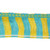 Linen Fringe 3" Turquoise & Yellow Conso Per Yard