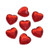 Acrylic Rhinestones 18mm Faceted Heart 8 pieces