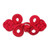 Frog Closure Red 6 pack